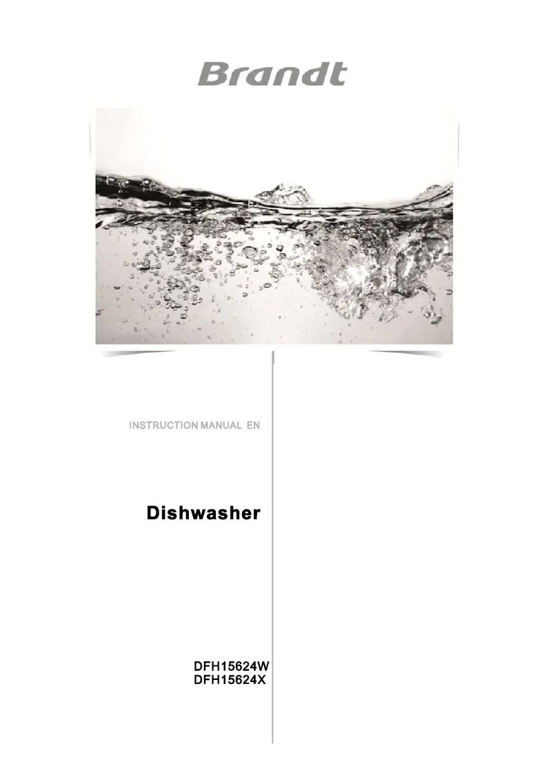 Imagen de la primera página del manual del dispositivo DFH15624W