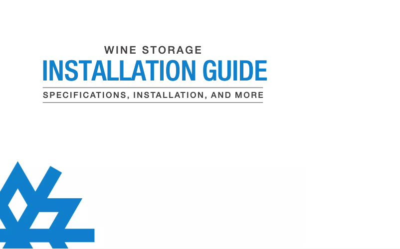 Page n°1 - Guide d'installation Sub-Zero IW-30R-RH