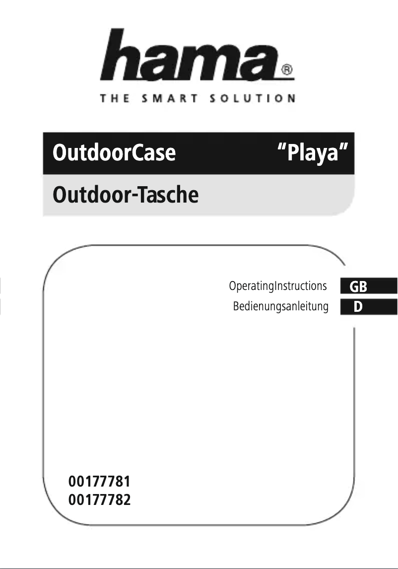 Image de la première page du manuel de l'appareil 177782