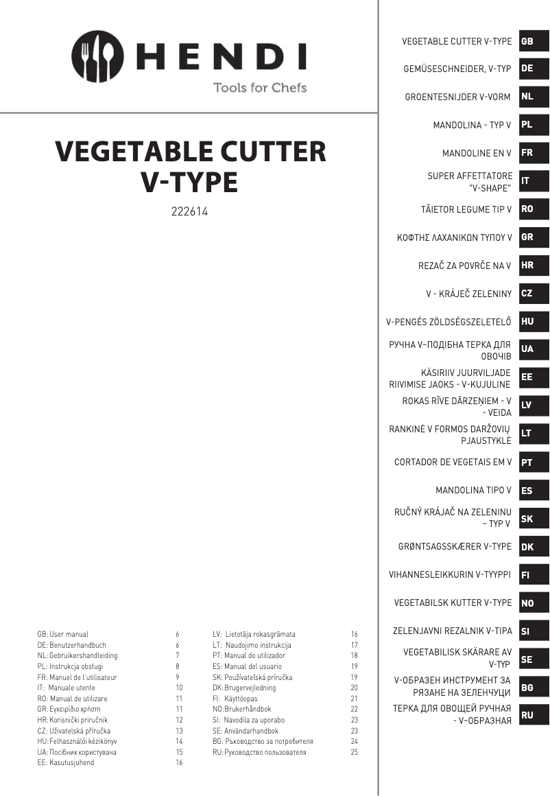 Image de la première page du manuel de l'appareil 222614