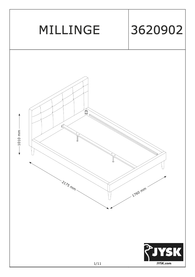 Image de la première page du manuel de l'appareil Millinge (160x200)