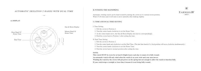 Image de la première page du manuel de l'appareil Longitude ES-8087-02