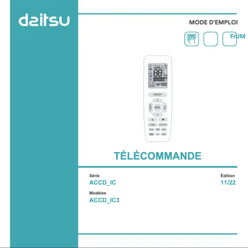 Page 1 de la notice Manuel utilisateur Daitsu ABD 48K DB