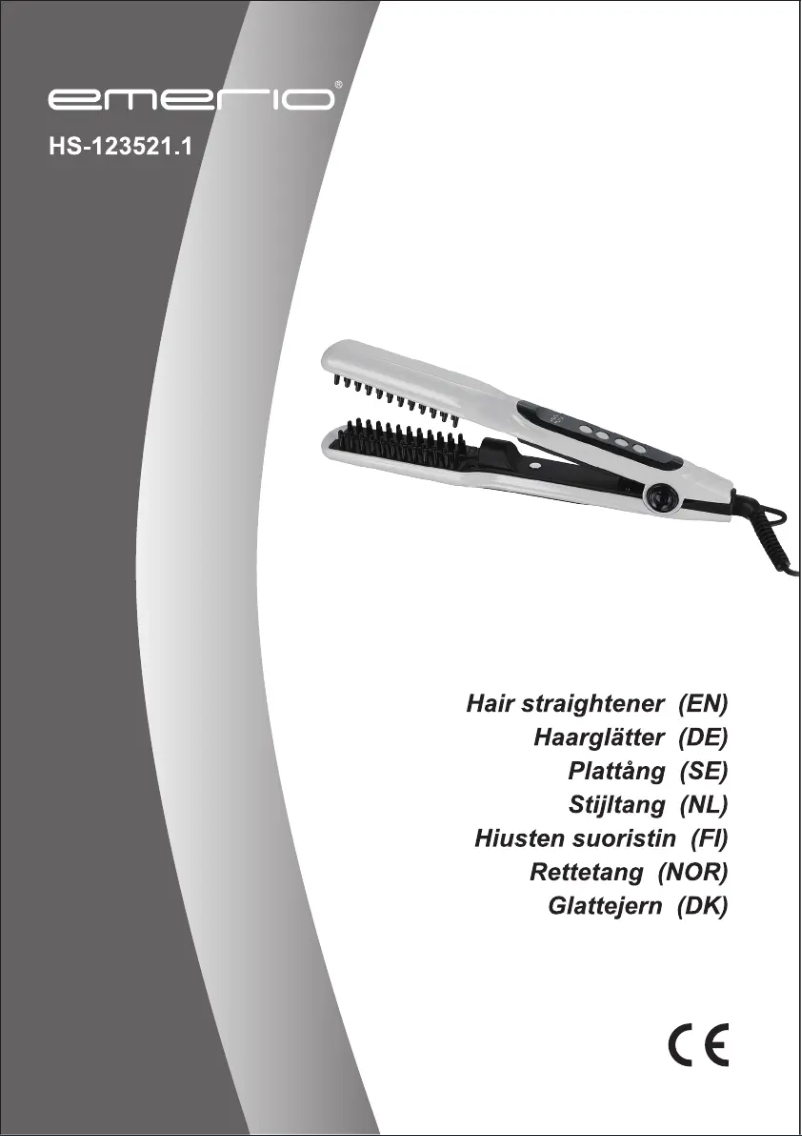 Page 1 de la notice Manuel utilisateur Emerio HS-123521.1