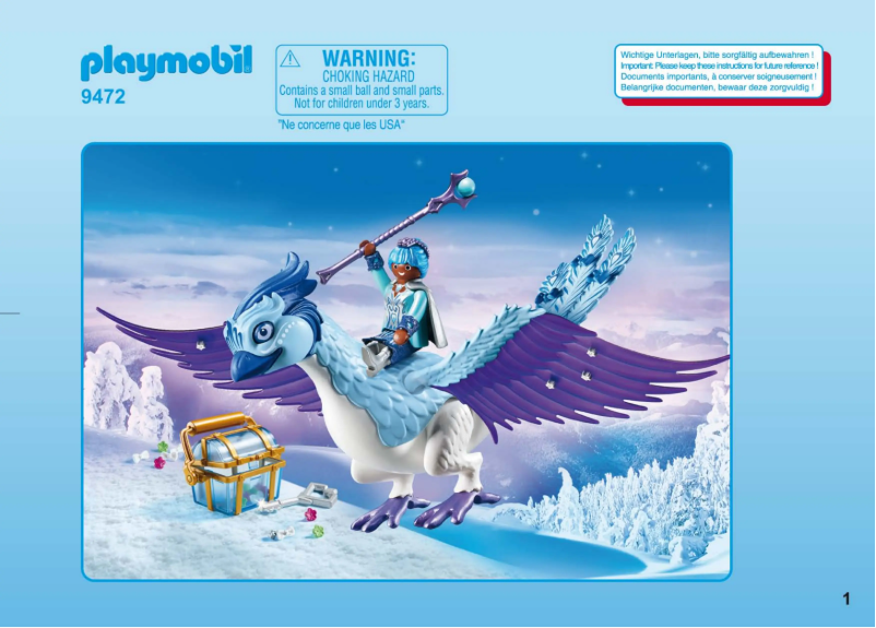Page n°1 - Manuel utilisateur Playmobil 9472