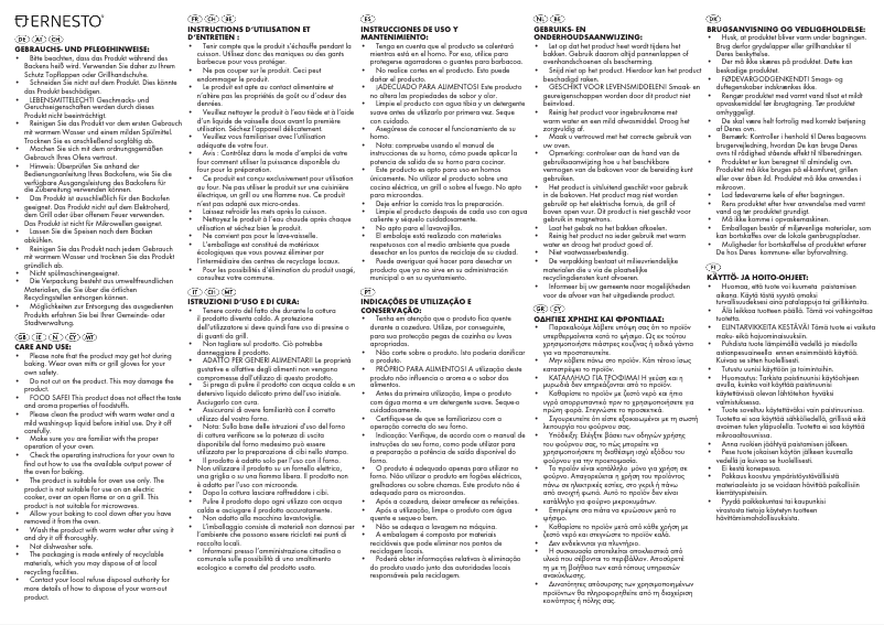 Page n°1 - Manuel utilisateur Ernesto HG01927