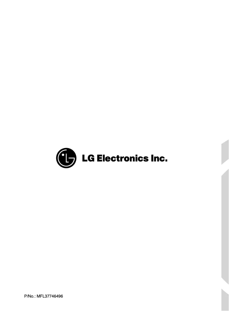 Page n°1 - Manuel utilisateur LG WD-14481TP