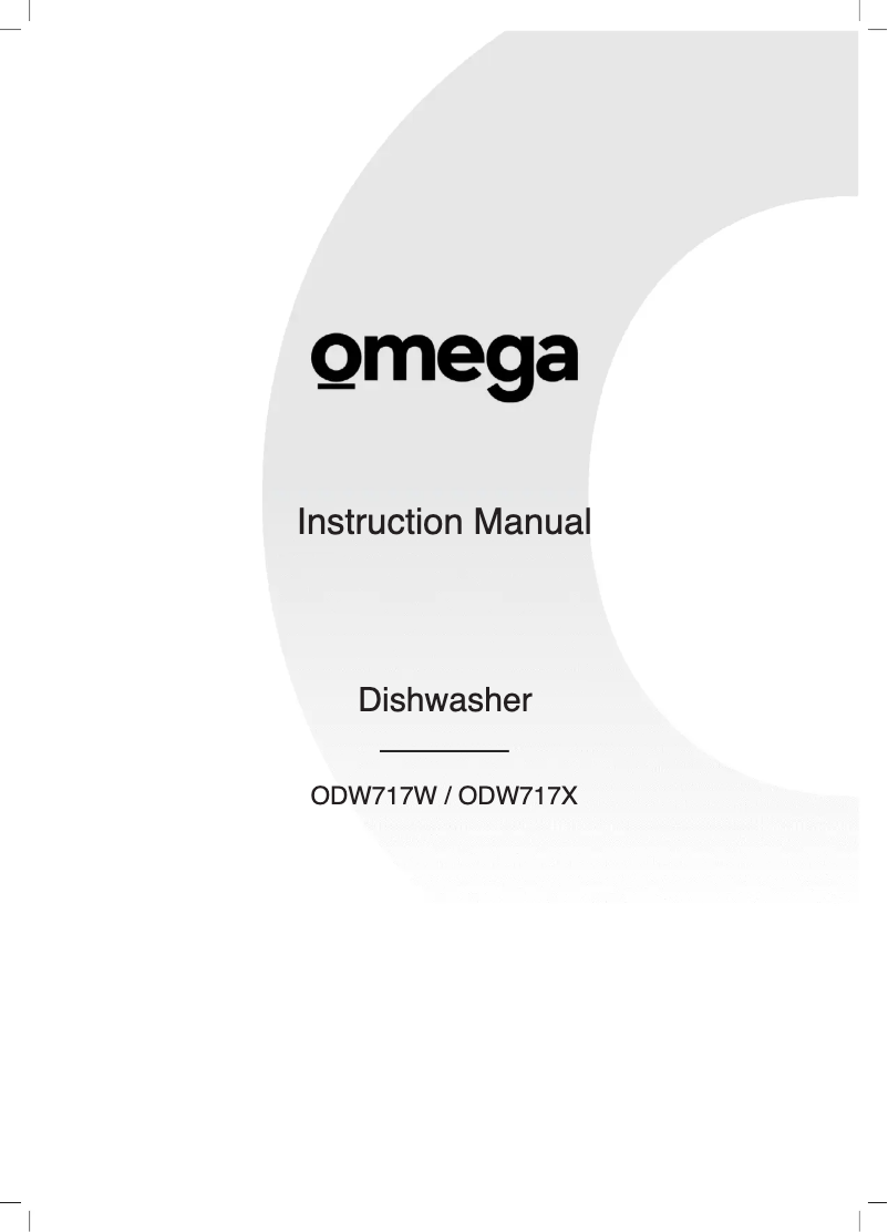 Page n°1 - Manuel utilisateur Omega ODW717X