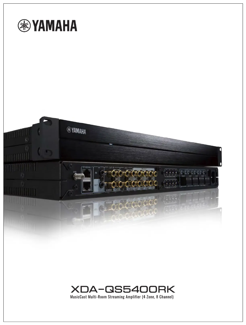 Image de la première page du manuel de l'appareil XDA-QS5400RK