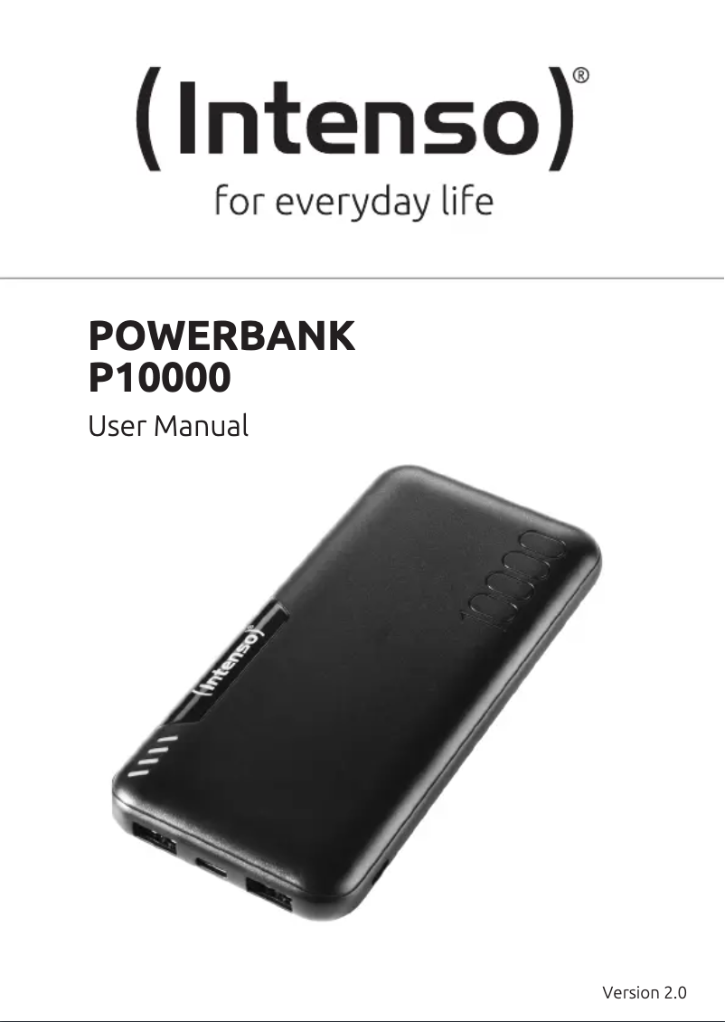 Image de la première page du manuel de l'appareil P10000