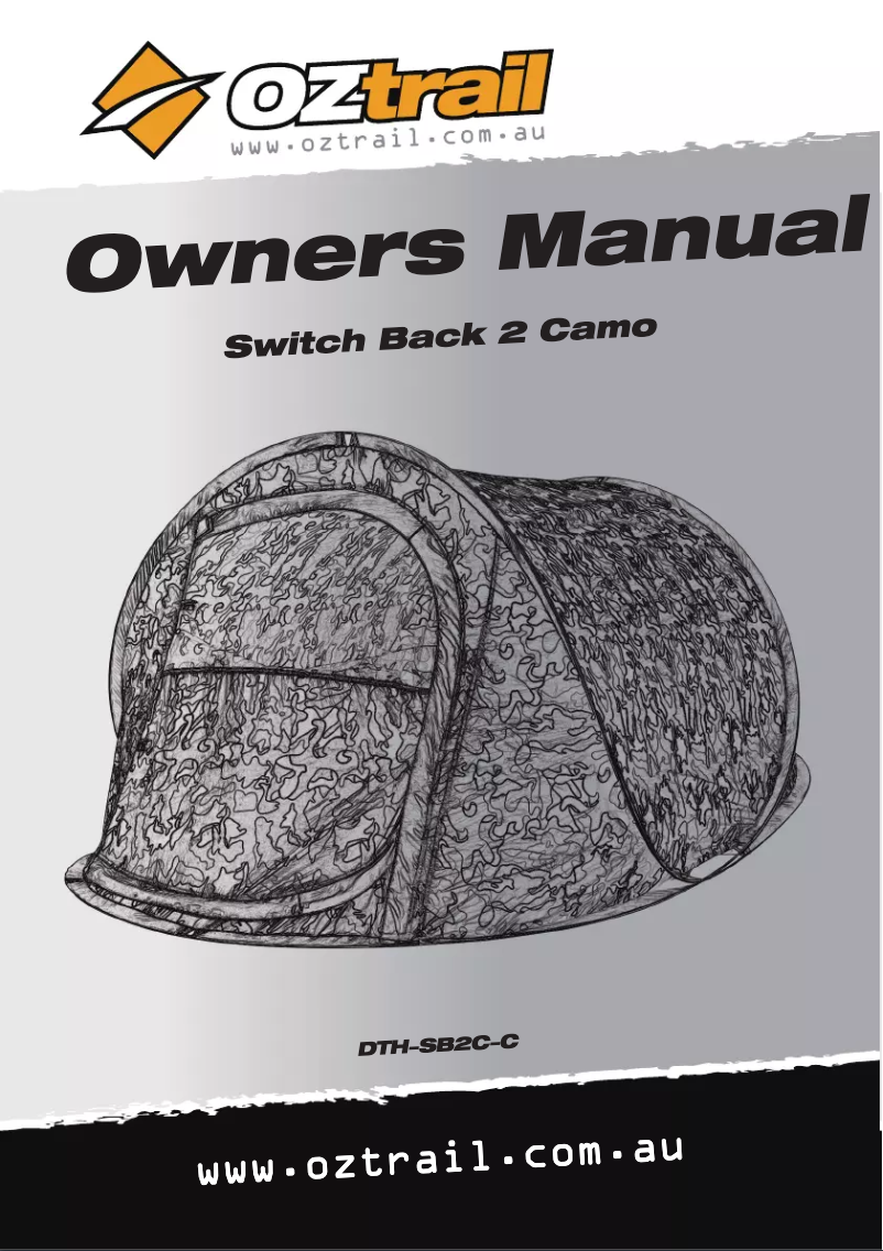 Página 1 del manual Manual de usuario OZtrail Switch Back Camo