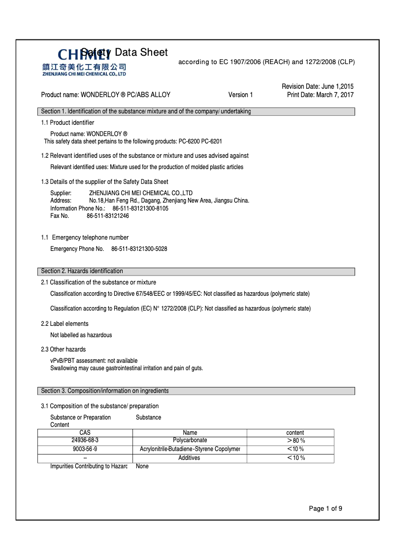 Page 1 of the manual Technical Sheet Klein Tools 60249