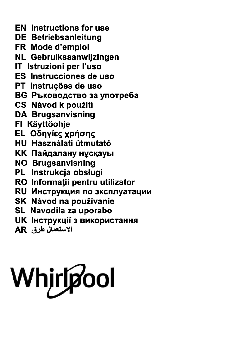 Image de la première page du manuel de l'appareil WHVF 93F LT K