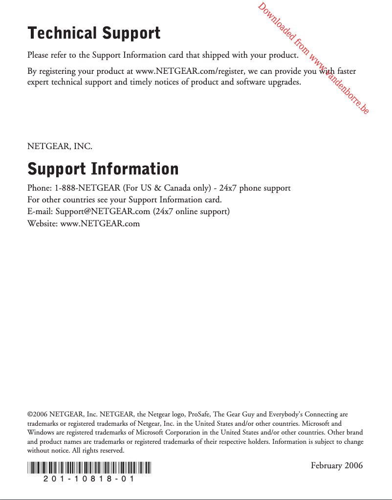 Page 1 de la notice Manuel utilisateur Netgear ProSafe GS108GE