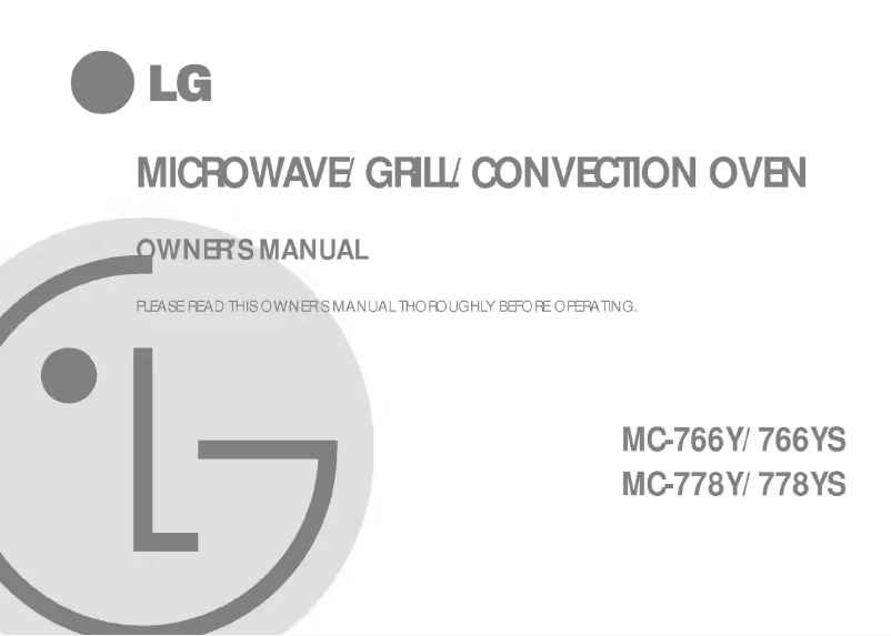 Page n°1 - Manuel utilisateur LG MC-788Y