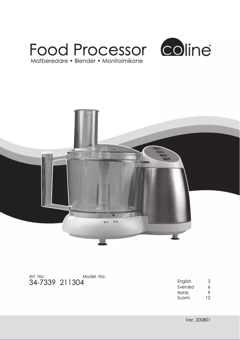 Página 1 del manual Manual de usuario Coline 34-7339