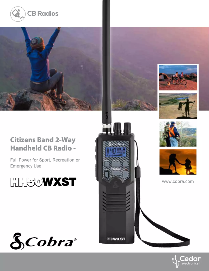 Image de la première page du manuel de l'appareil HH50 WX ST