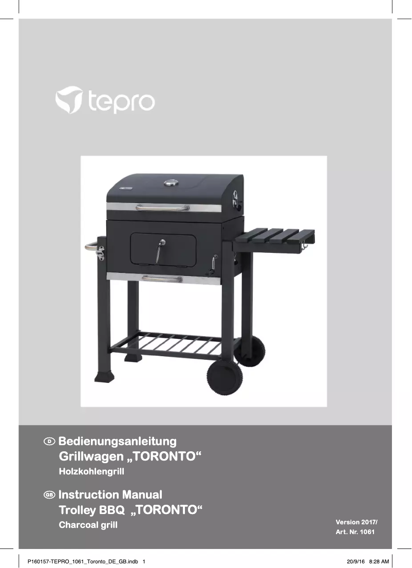 Página 1 del manual Manual de usuario tepro Toronto 1061