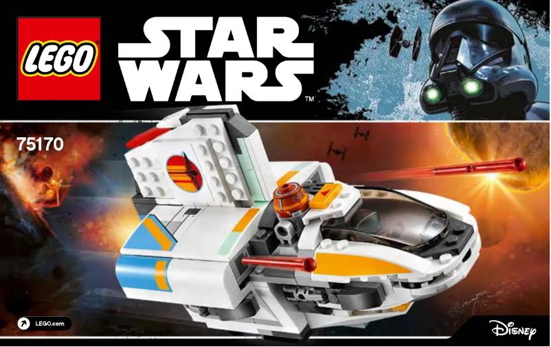 Page 1 de la notice Manuel utilisateur Lego Star Wars 75170