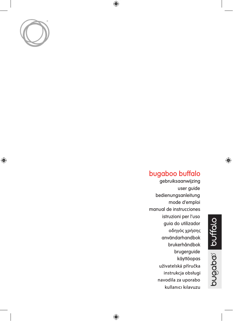 Page 1 de la notice Manuel utilisateur Bugaboo Buffalo