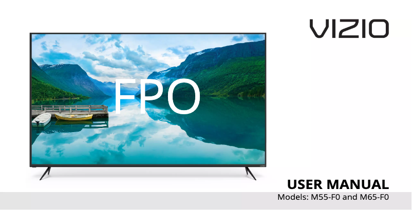 Page 1 de la notice Manuel utilisateur VIZIO M65-F0