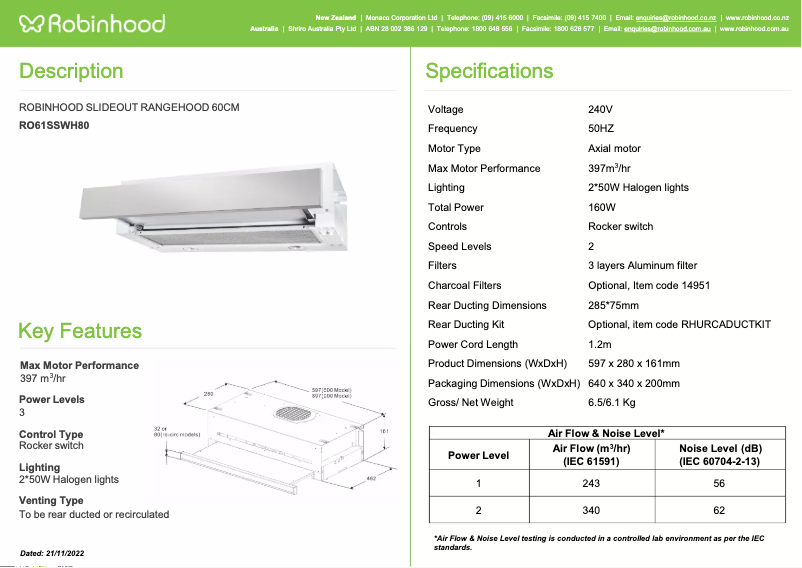 Image de la première page du manuel de l'appareil RO61SS/WH/80