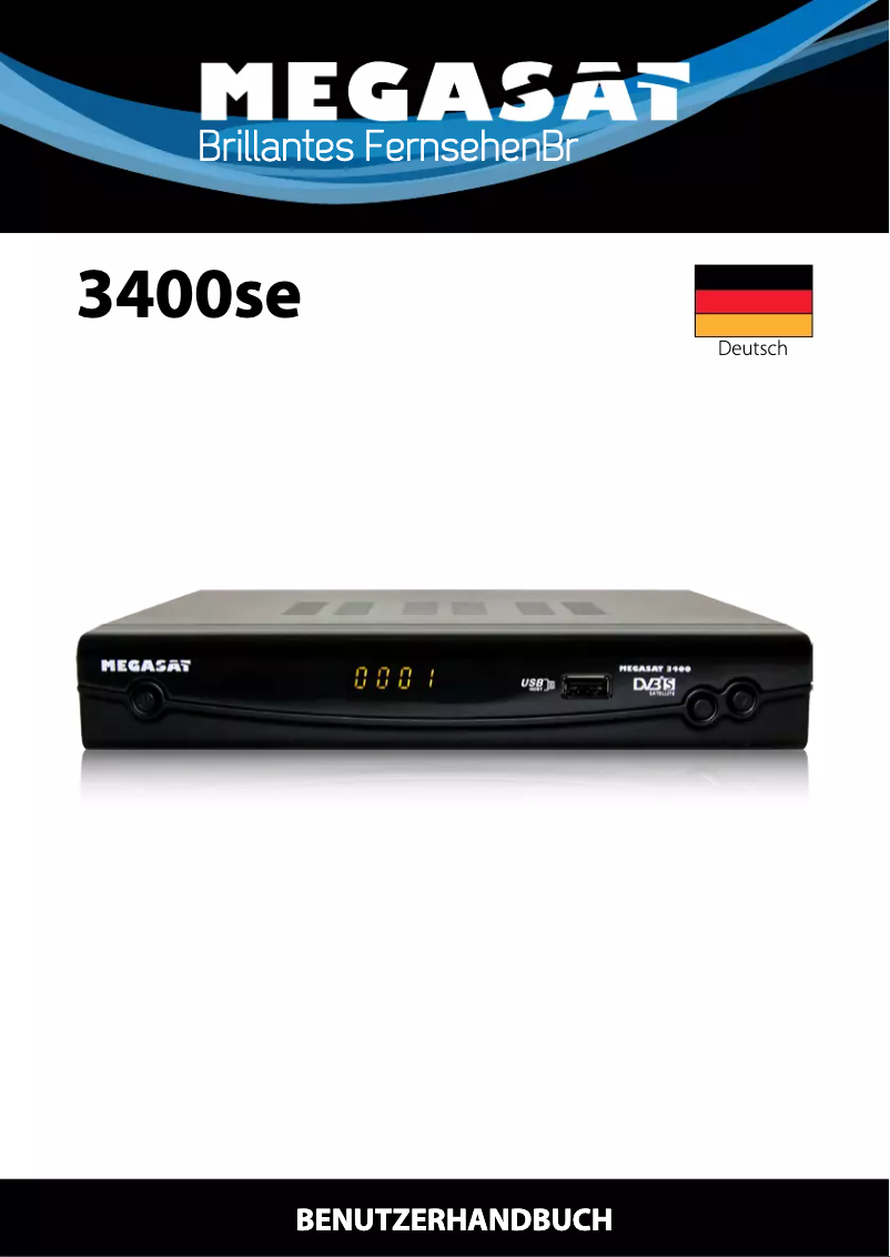 Page 1 de la notice Manuel utilisateur Megasat 3400se