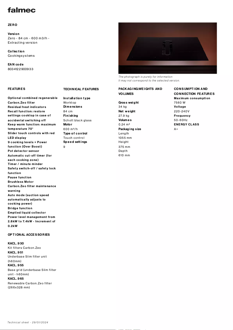 Image de la première page du manuel de l'appareil Zero