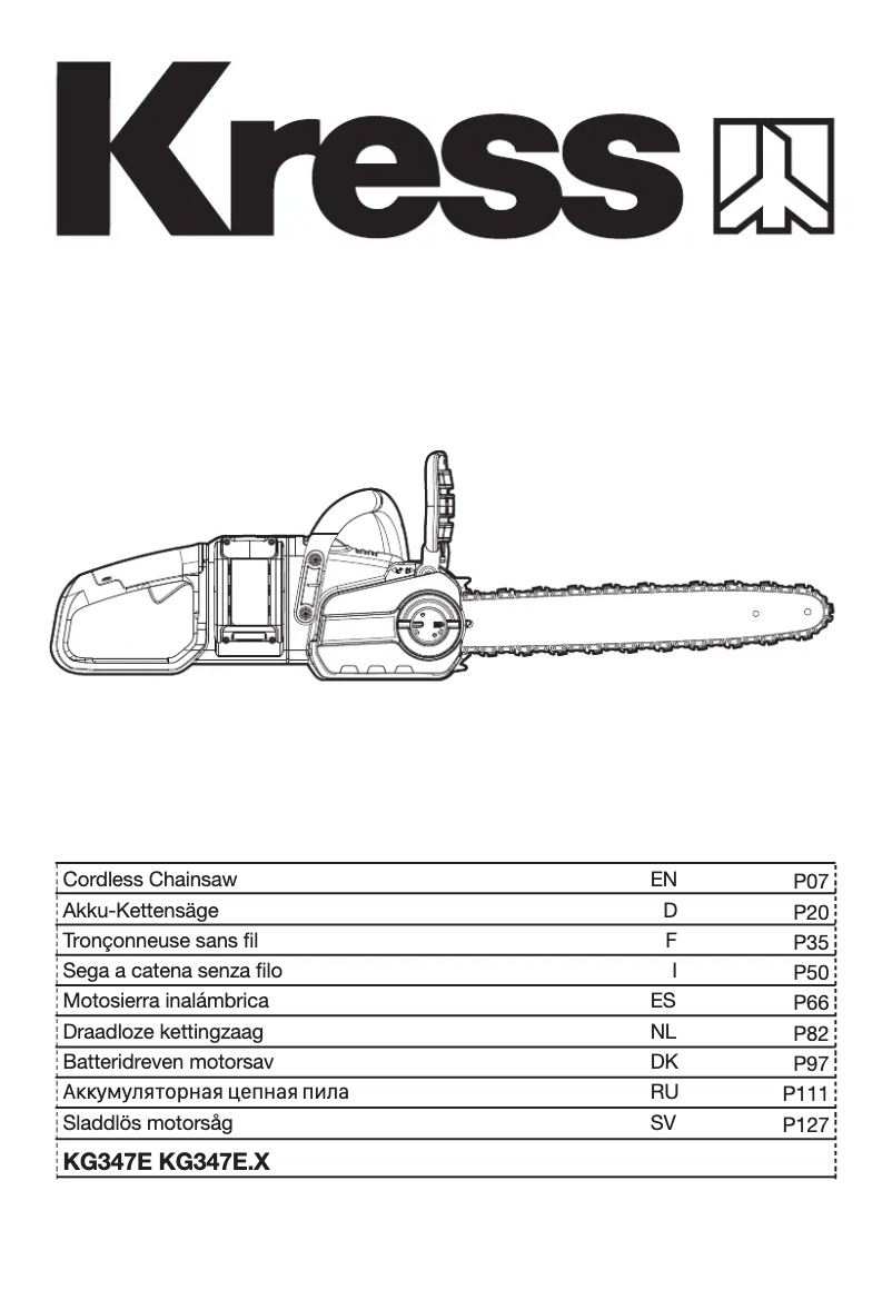 Image de la première page du manuel de l'appareil KG347E.9