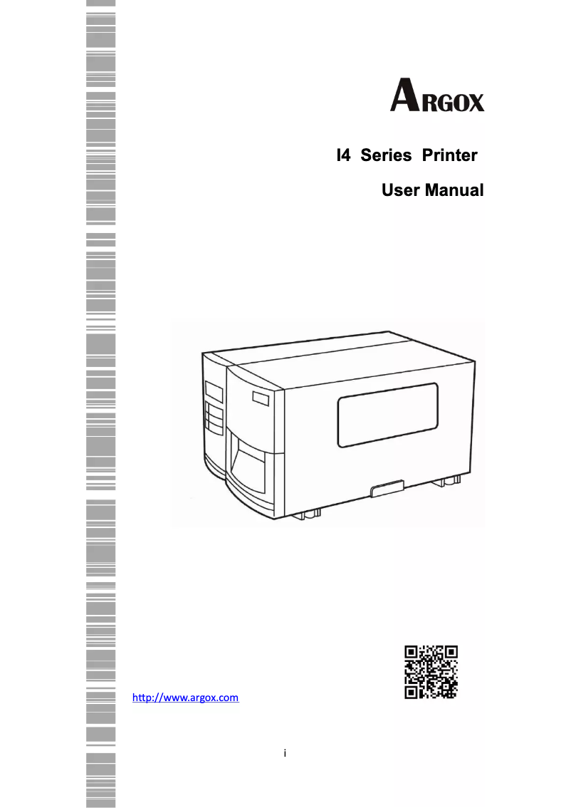 Page n°1 - Manuel utilisateur Argox I4-250