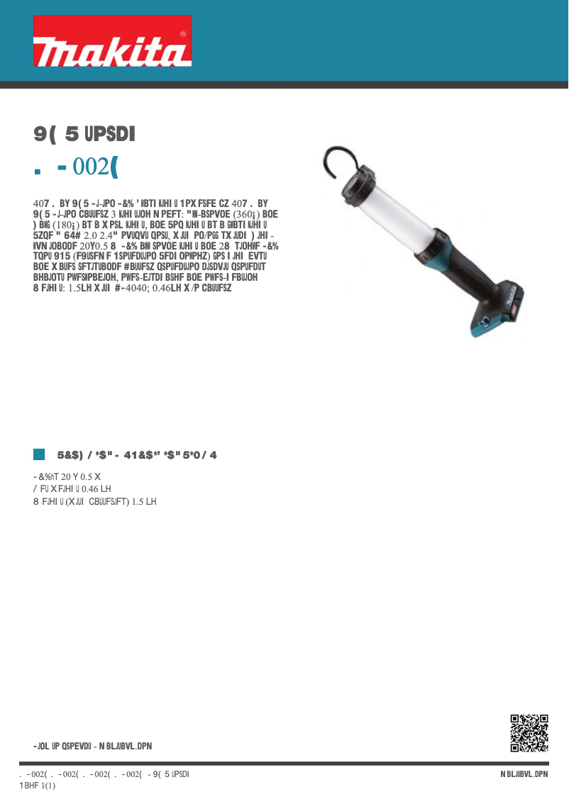 Image de la première page du manuel de l'appareil ML002G