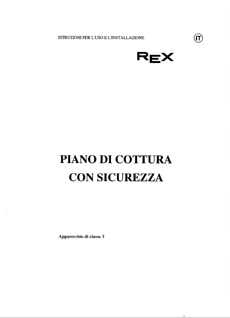 Page n°1 - Manuel utilisateur Rex PVA64V