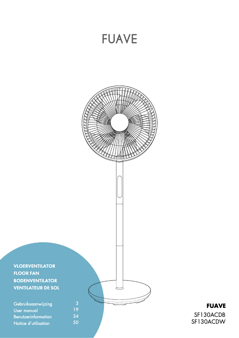 Page n°1 - Manuel utilisateur Fuave SF130ACDW