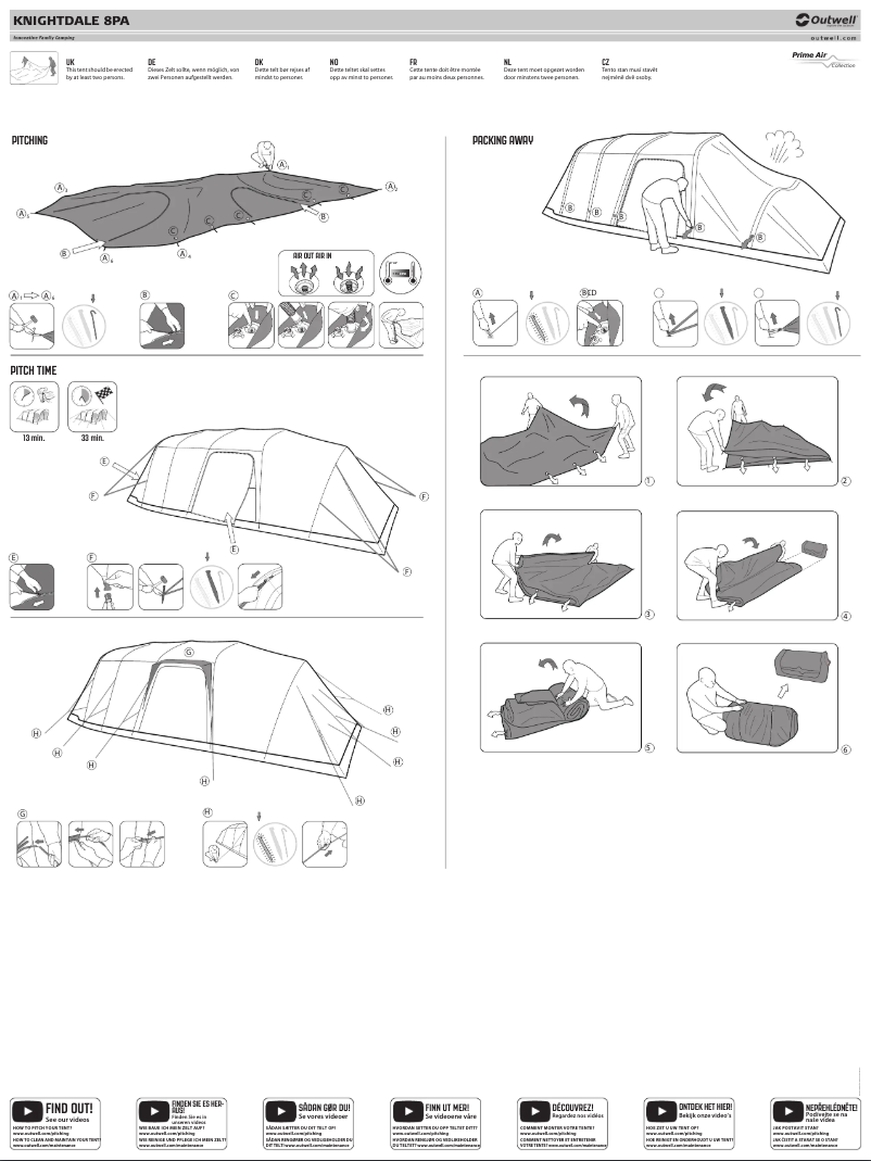 Image de la première page du manuel de l'appareil Knightdale 8PA