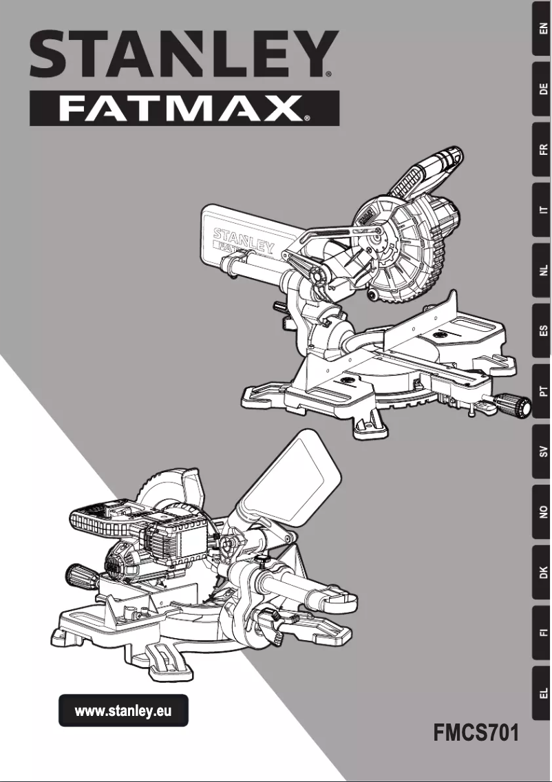 Page 1 de la notice Manuel utilisateur Stanley Fatmax FMCS701