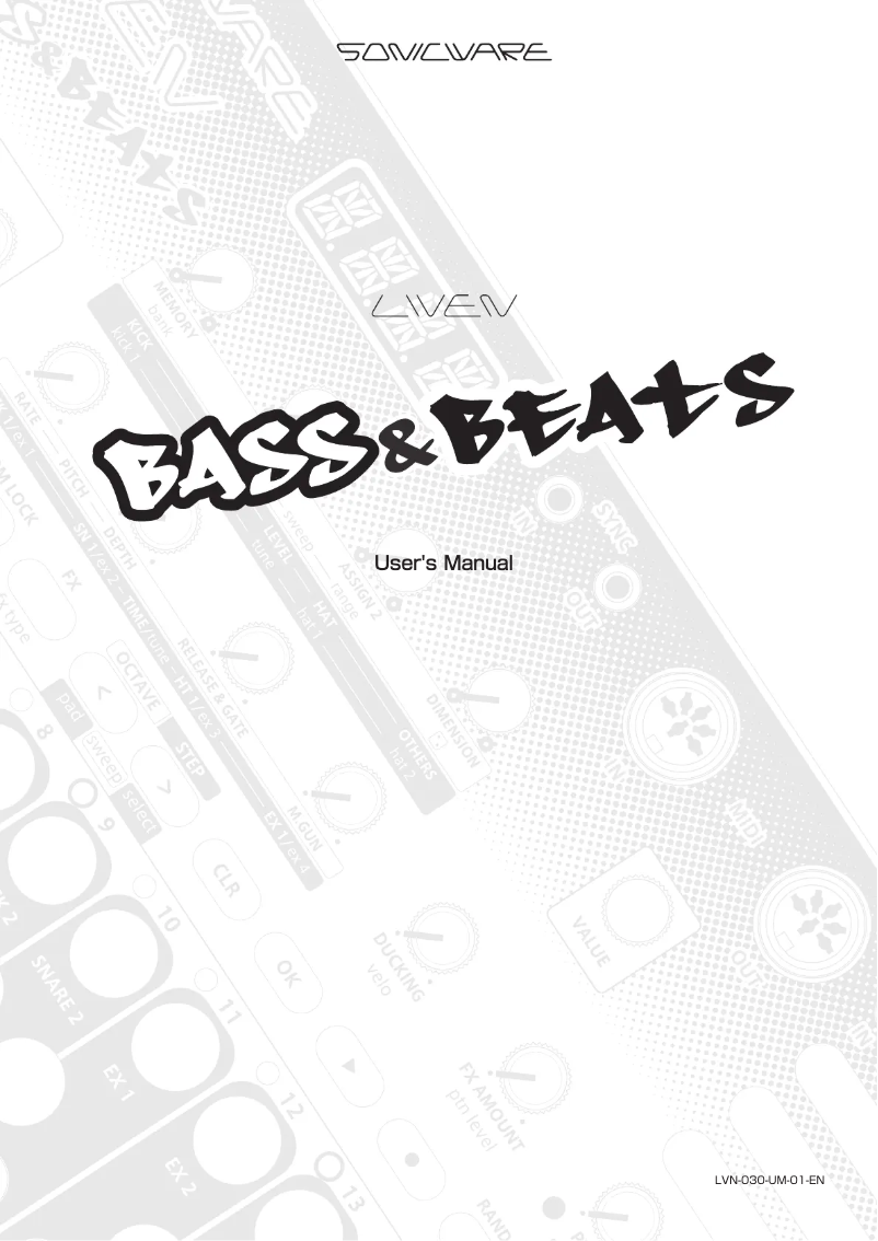 Image de la première page du manuel de l'appareil LIVEN BASS&BEATS
