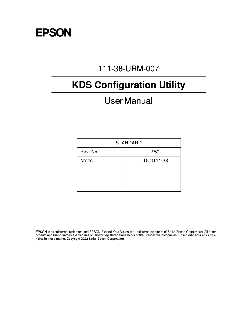 Page 1 de la notice Manuel utilisateur Epson TM-L90 Plus-i