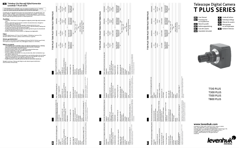 Page 1 de la notice Manuel utilisateur Levenhuk T500 Plus