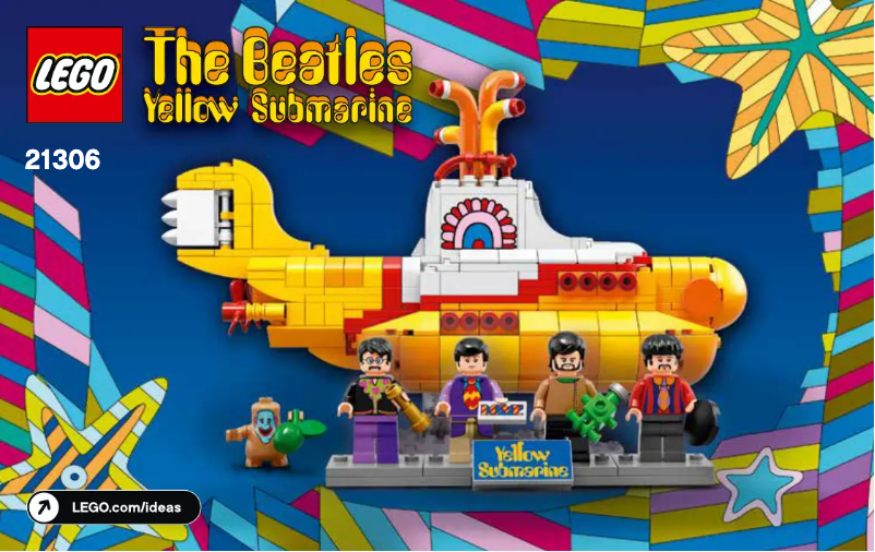 Page 1 de la notice Manuel utilisateur Lego The Beatles Yellow Submarine 21306