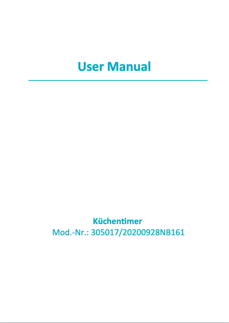 Page n°1 - Manuel utilisateur Arendo 305017