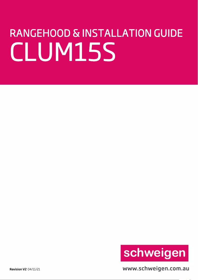 Image de la première page du manuel de l'appareil CLUM15S