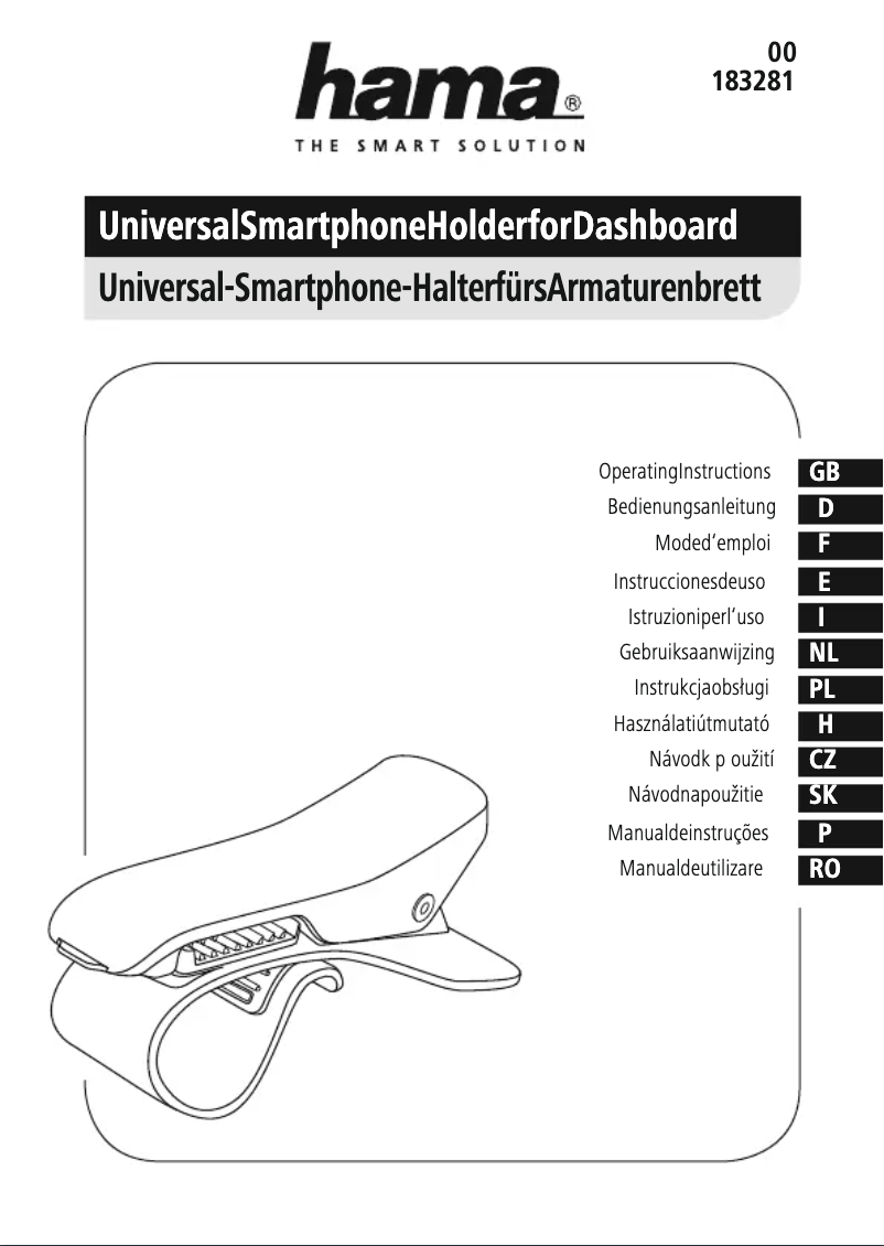 Page n°1 - Manuel utilisateur Hama 00183281