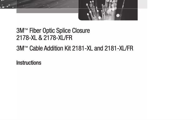 Image de la première page du manuel de l'appareil 2178-XL