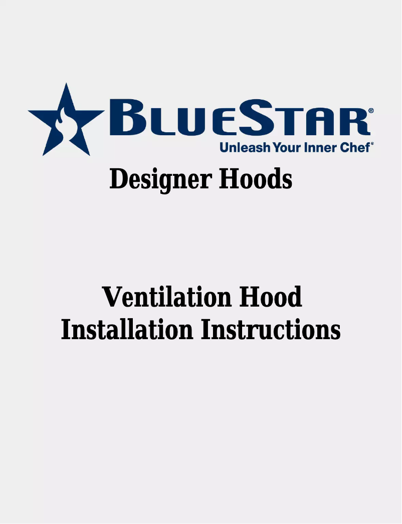 Page n°1 - Guide d'installation BlueStar PM052ML