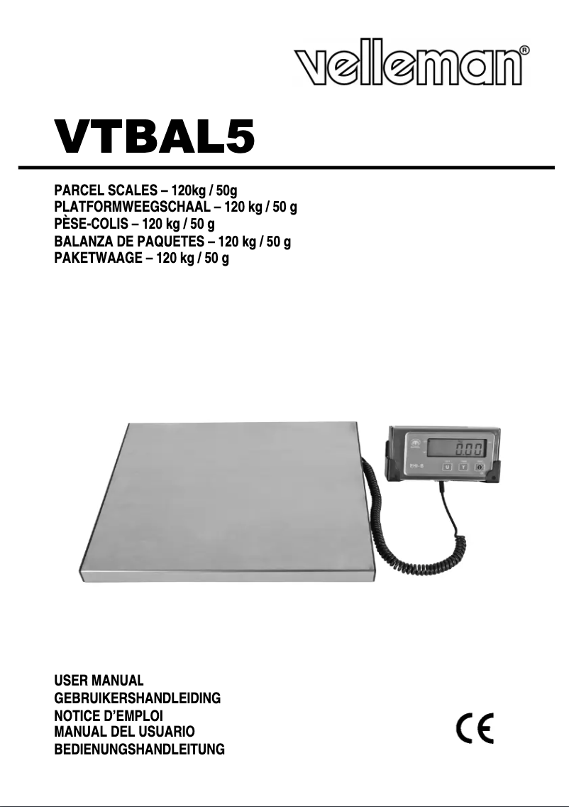 Image de la première page du manuel de l'appareil VTBAL5