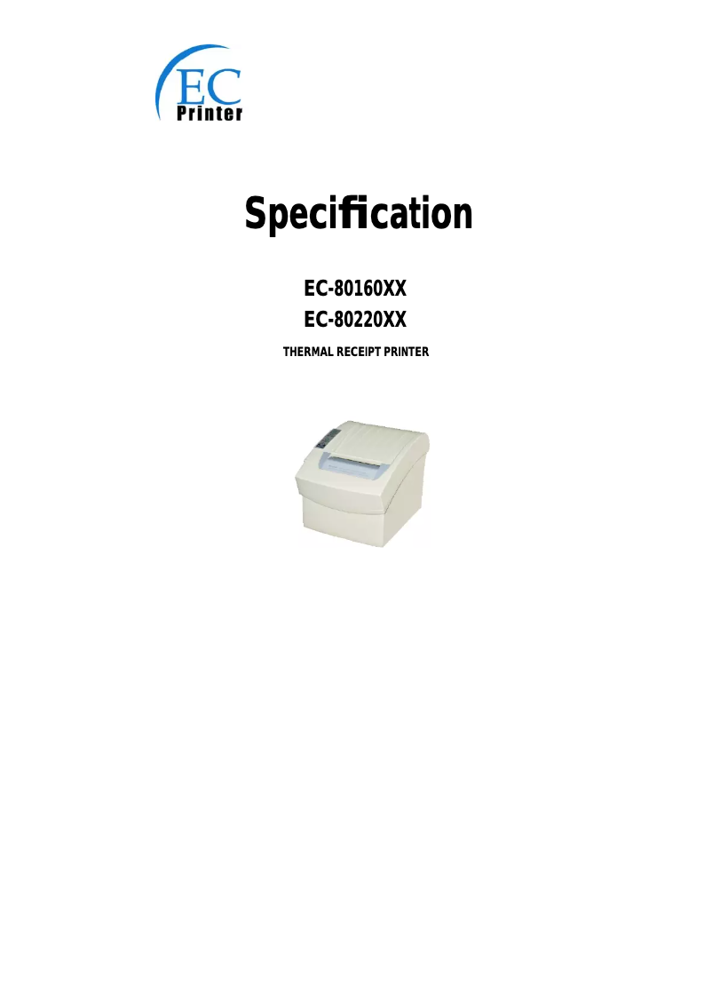 Page 1 de la notice Manuel utilisateur EC Line EC-PM-80220