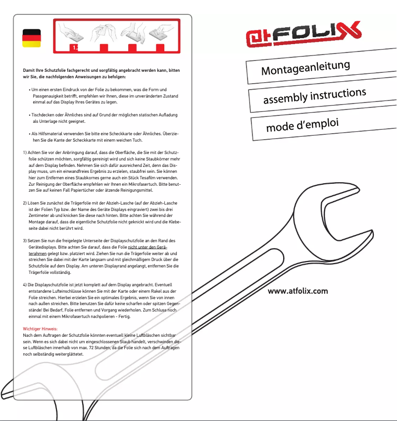Page n°1 - Manuel utilisateur atFoliX FX-Clear f/Sony-Ericsson C905