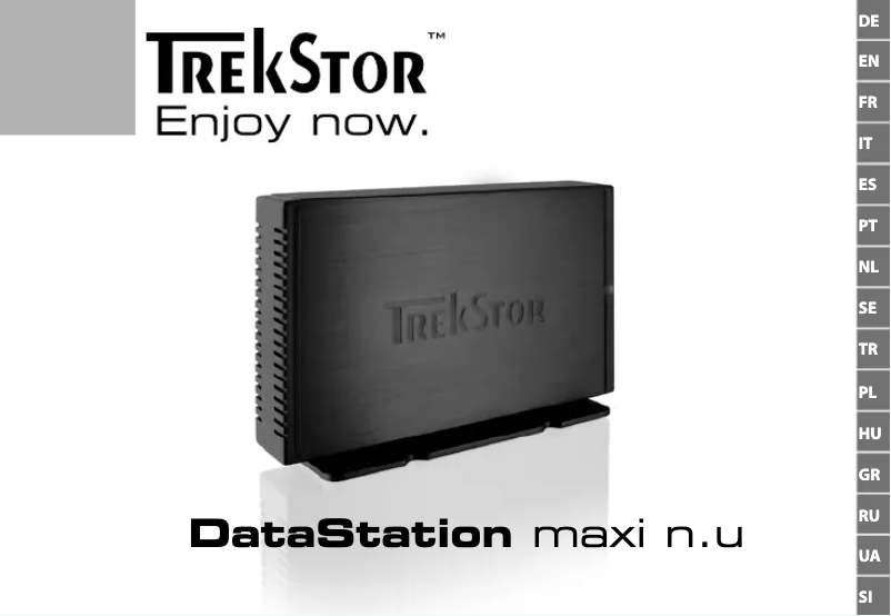 Page n°1 - Manuel utilisateur TrekStor DataStation maxi n.u
