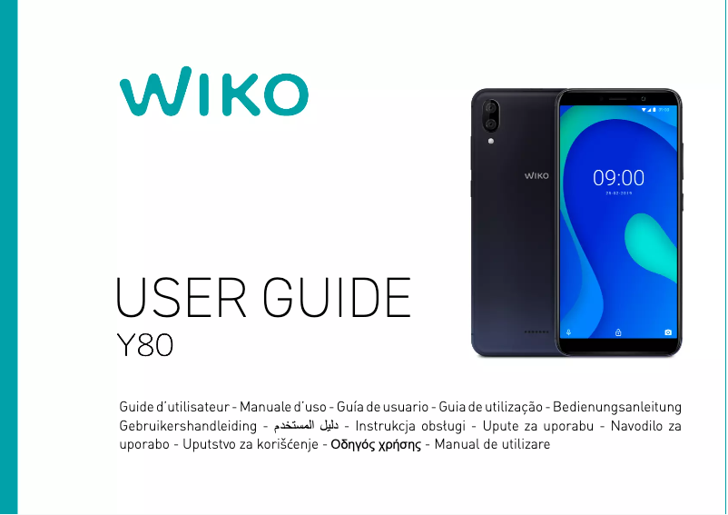 Page n°1 - Manuel utilisateur Wiko Y80