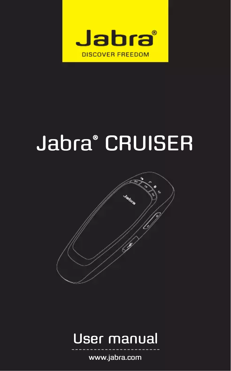 Página 1 del manual Manual de usuario Jabra Cruiser